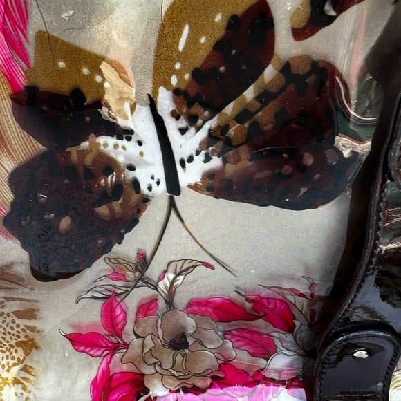 Plastic Coated Silk Ferragamo Tiger Tote - Picture 5 of 12